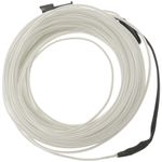 Cable electroluminiscente transparente-blanco de 3.2mm en bobina 5m de cable con pilas - NW04500 - 01