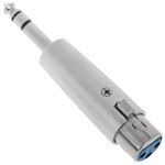 Adaptador de audio XLR de 3 pines hembra a TRS jack 6.3mm macho - XO05200 - 03