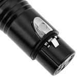 Conector XLR3 3-pin hembra negro - XN07100 - 06