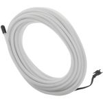 Cable electroluminiscente blanco-azul de 5mm en bobina 5m de cable con pilas - NW04700 - 01
