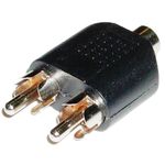 Adaptador Audio Estéreo (Jack-3.5mm-H / 2 x RCA-M) - AY03600 - 02