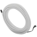 Cable electroluminiscente blanco de 5mm en bobina 5m de cable con pilas - NW04900 - 08