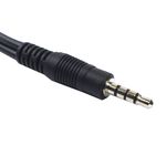 Adaptador de audio CTIA para auricular y micrófono minijack 3.5 - AY04800 - 03