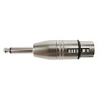 Adaptador de audio XLR de 3 pines hembra a jack 6.3mm macho - XO05400 - 02