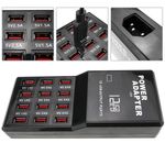 Regleta de alimentación USB A hembra 5VDC 12A con 12 puertos USB - AU00900 - 02