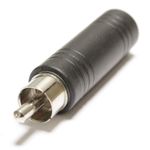 Adaptador audio estéreo TRS jack-6.3mm-hembra a 1xRCA-macho - AW00900 - 01