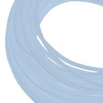 Cable electroluminiscente transparente-blanco de 3.2mm en bobina 5m de cable con pilas - NW04500 - 02