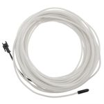 Cable electroluminiscente blanco-azul de 3.2mm en bobina 10m de cable conectada a 220VAC - NW05300 - 08