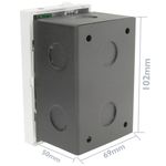 Amplificador de audio empotrable 15W reproductor MP3 y wav Bluetooth SD USB Radio FM - KN09000 - 02