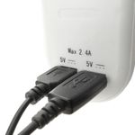 Enchufe schuko 16A con cargador 2 x USB A hembra - AU00000 - 02