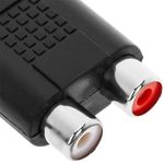 Duplicador audio estéreo TRS 1xjack 6.3mm macho a 2xRCA hembra - AY02400 - 03