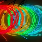 Cable electroluminiscente transparente-blanco de 2.3mm en bobina 25m - NW07200 - 02