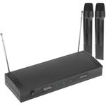 Micrófonos inalámbricos de mano 2 unidades VHF 200 - 280 MHz - XW05300 - 01