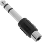 Adaptador audio estéreo TRS jack-6.3mm-macho a 1xRCA-hembra - AW00600 - 02