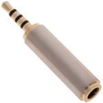 Adaptador audio 4pin jack 3.5mm hembra a jack 2.5mm macho - AY05000 - 04