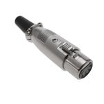 Conector XLR 5pin hembra metálico - XO00100 - 02