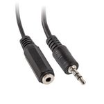 Adaptador Lanberg jack stereo 3.5mm macho 3 pines a 2x jack stereo 3.5mm de 3 pines hembra 10cm negro - TW20400 - 01