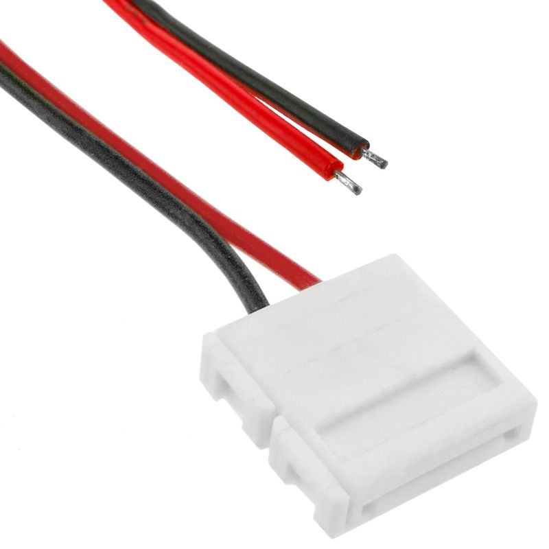 Conector a presión con cable para tira de LED monocromo 12mm - VH01300 - 01