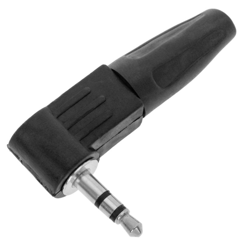 Conector jack de 3,5 mm stereo macho acodado - AY09300 - 01