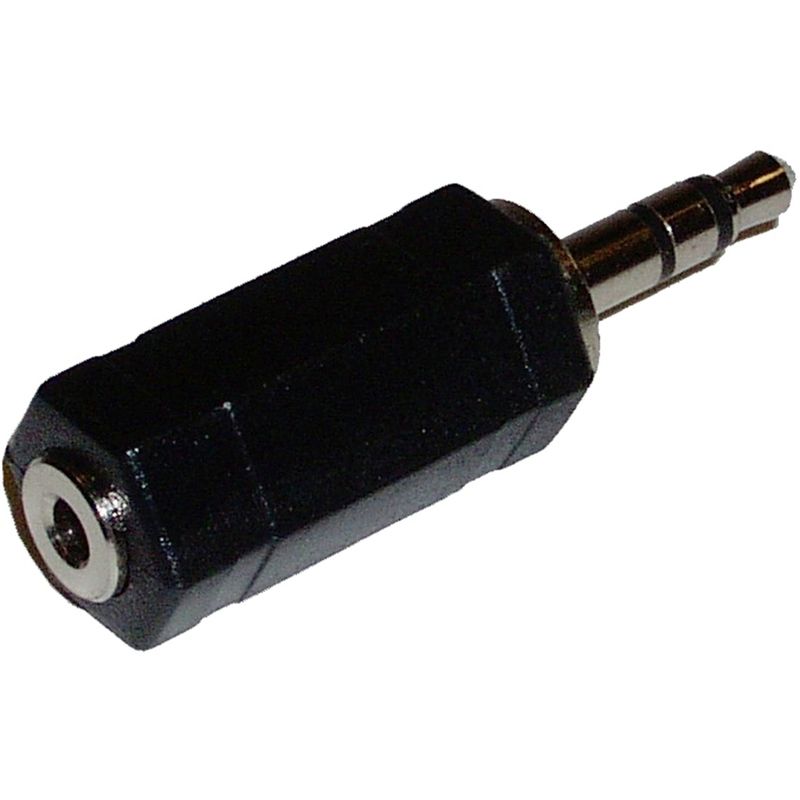 Adaptador de audio estéreo jack 3.5 mm macho a jack 2.5 mm hembra - AY04301 - 01