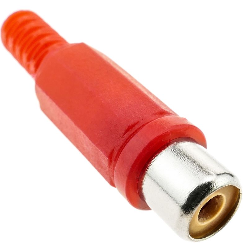 Conector RCA-H (Rojo) - CM01600 - 01